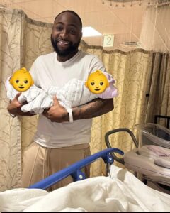 David and Chioma Celebrate Their Twin Children in Atlanta