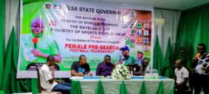 Ten teams jostle for Governor Diri pre-season football Tournament