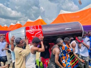 Bayelsa Woman Buried in Coca-Cola Bottle-Shaped Casket