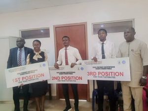 By Amara Agha, Abakaliki

The Attorney General and Commissioner for Justice of Ebonyi State, Dr. Ben Odoh, has revealed that 90 percent of crises recorded across communities in the state stem from disputes linked to mineral deposits. He said this underscores the urgent need for effective and equitable management of the state’s natural resources to promote peace and development.

Odoh made the remarks at the grand finale of the Tertiary Institutions Debate held on Tuesday at the Ministry of Justice, Centenary City, Abakaliki. The event, themed “Mobilizing Collective Efforts for the Actualization of the People’s Charter of Needs: Mineral Resources as a Catalyst for Peace and Development in Ebonyi State,” was jointly sponsored by the Ministry of Justice and the Ministry of Solid Minerals Resources Development.

He explained that the debate aimed to educate young people on responsible resource management as a pathway to preventing conflicts and fostering economic growth.

“The debate is not only to encourage students academically but also to enlighten them on the need to use our resources as catalysts for peace and development,” Odoh said. “Ebonyi is blessed with vast mineral resources, and if harnessed properly, they can significantly boost our economic growth.”

He added that peace and justice remain central to the People’s Charter of Needs, stressing that preventing crises is far easier and less costly than resolving them. “The youths must see themselves as ambassadors of peace,” he said.

Represented by Mr. Jacob Ekuma, Head of Monitoring, the Commissioner for Solid Minerals Resources Development, Mr. Chidi Onyia, emphasized that equitable resource management involving host communities could foster unity, create jobs, and drive economic advancement.

He listed key minerals found in Ebonyi State, including brine (salt), granite, lead ore (galena), sand, limestone, barytes, marble, and gypsum. “The aim of the debate is to find solutions on how mineral resources can drive development rather than crisis,” he added.

Chief Judge of the competition, Mr. Charles Chukwu, disclosed that 30 students registered for the debate, but only six reached the final stage. At the end of the keenly contested finale, Gold Egwu, a 200-level Nursing Science student of Alex Ekwueme Federal University Ndufu-Alike (AE-FUNAI), emerged winner with 90 points.

Anyigor Basil, a 400-level Physiology student of Ebonyi State University (EBSU), came second with 78 points, while Ezekiel Mbam, a 200-level Physiology student of EBSU, secured third place with 68 points.

Chukwu announced that all three winners will receive one-year tuition support to aid their academic pursuits.

