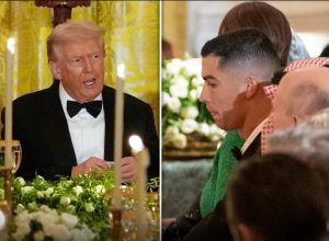 Ronaldo Meets President Trump at White House with Saudi Crown Prince