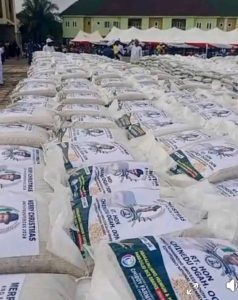 Mammoth Crowd as Ogah Foundation Disburses ₦200m, Rice to constituents