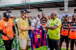 ‎Gov Diri Receives Branded Prosperity Cup Trophies